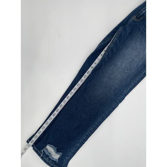 Kancan Women’s High Rise Distressed Boyfriend Jeans Size 28 - Picture 7 of 9